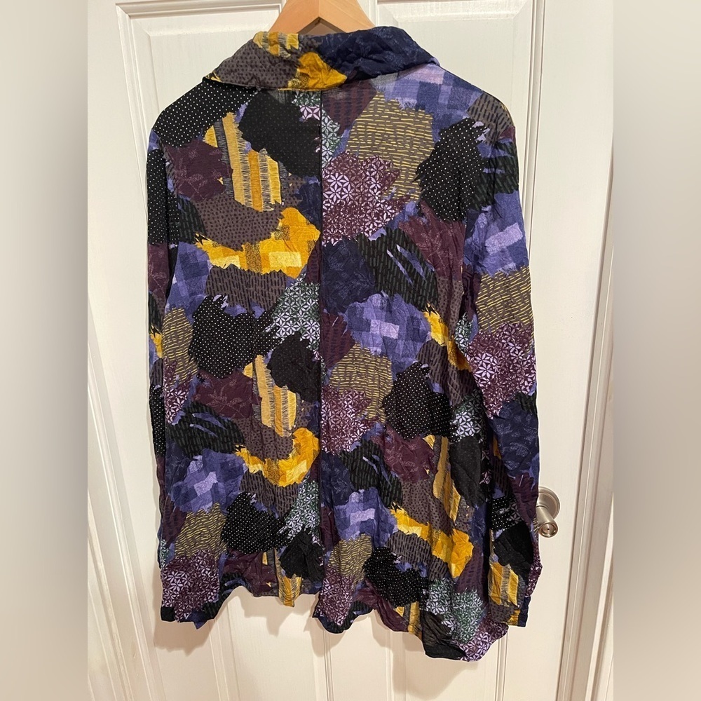 Chalet Everly Women’s Multicolor Button Down Shirt L - Picture 2 of 7